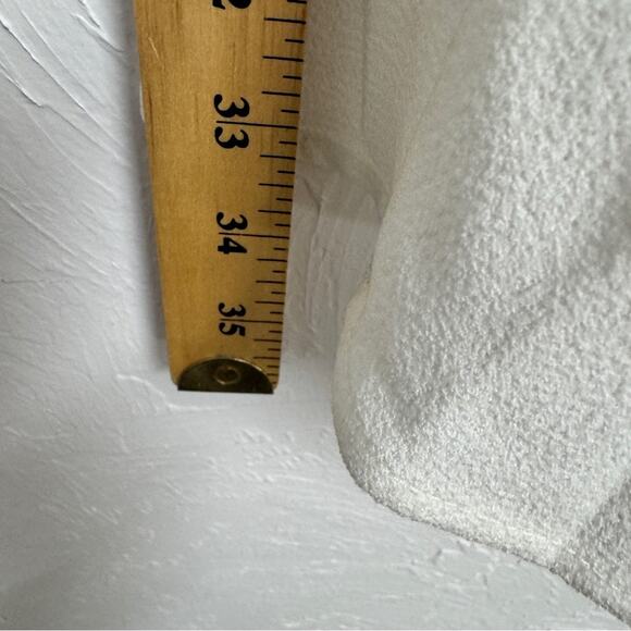 Lulus White Sleeveless Mini Swing Dress Womens M Graduation Bridal Classic - Picture 5 of 5